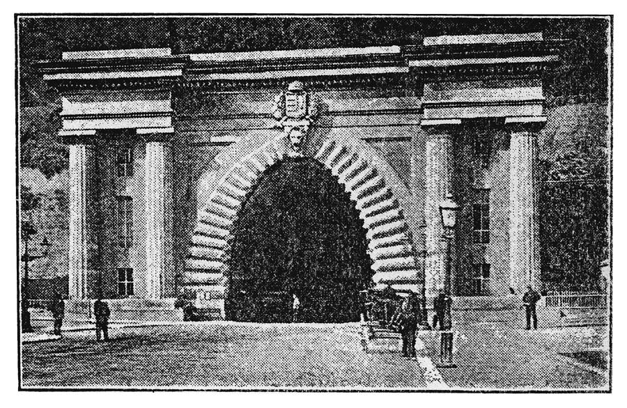 Tunnel to the Chain Bridge in 1931 Drawing by Nastasic
