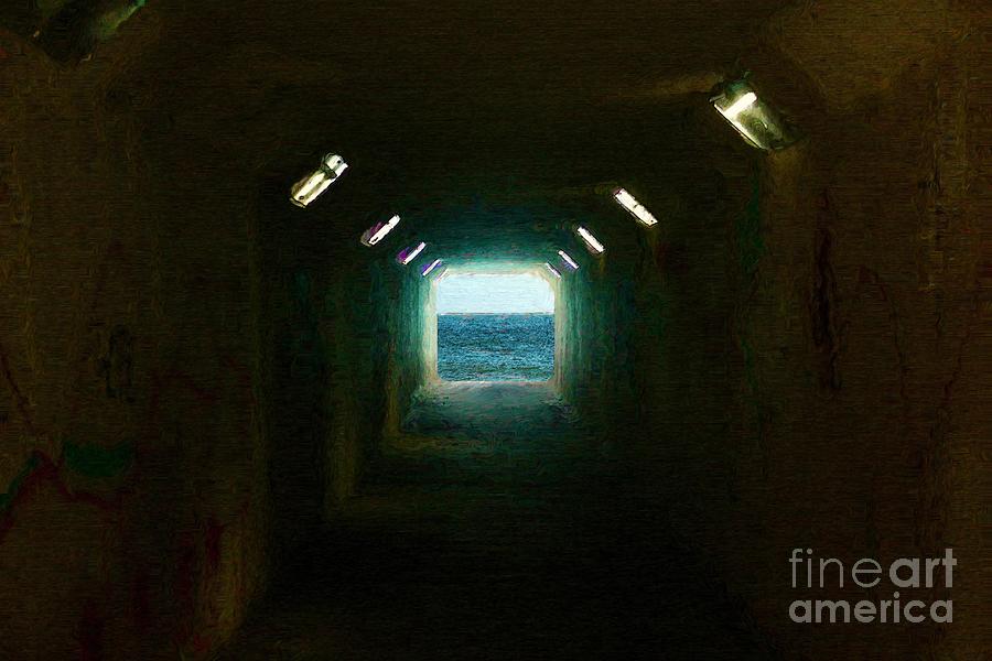 Tunnel to the Sea Photograph by Katherine Erickson