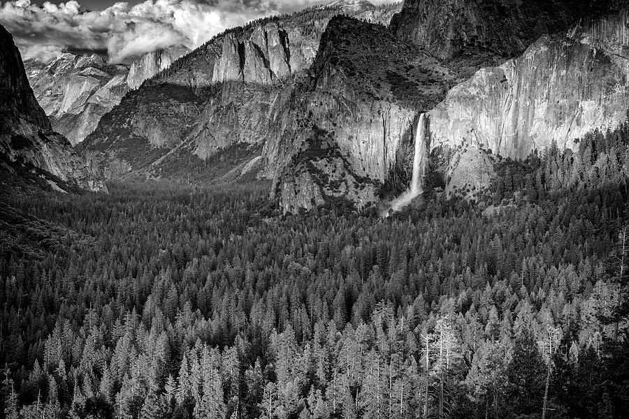 Yosemite National Park Photograph - Tunnel View at Sunset Black and White by Rick Berk