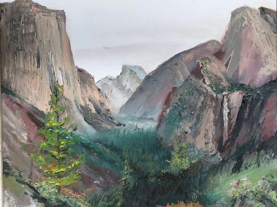 Tunnel View Painting by John Barrows