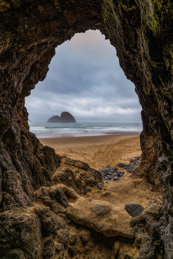 Tunnel View - Oceanside Oregon Photograph by Darren White