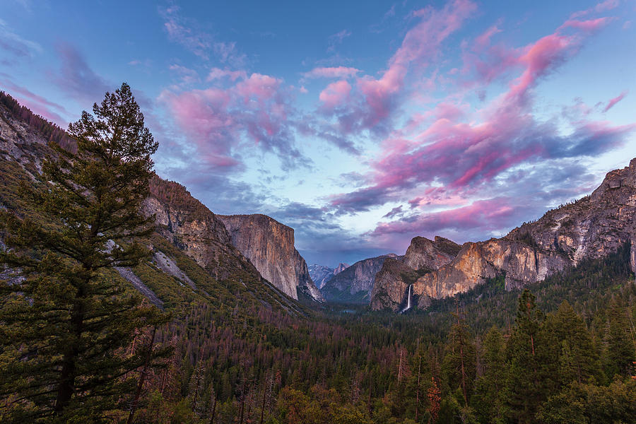 Tunnel View Sunset Photograph by Andrew Soundarajan