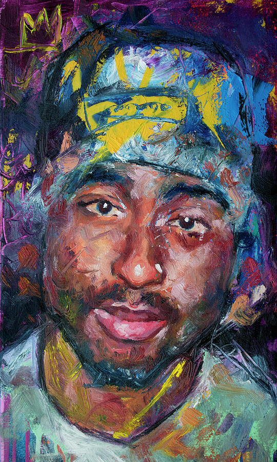 Tupac IV Painting by Richard Day