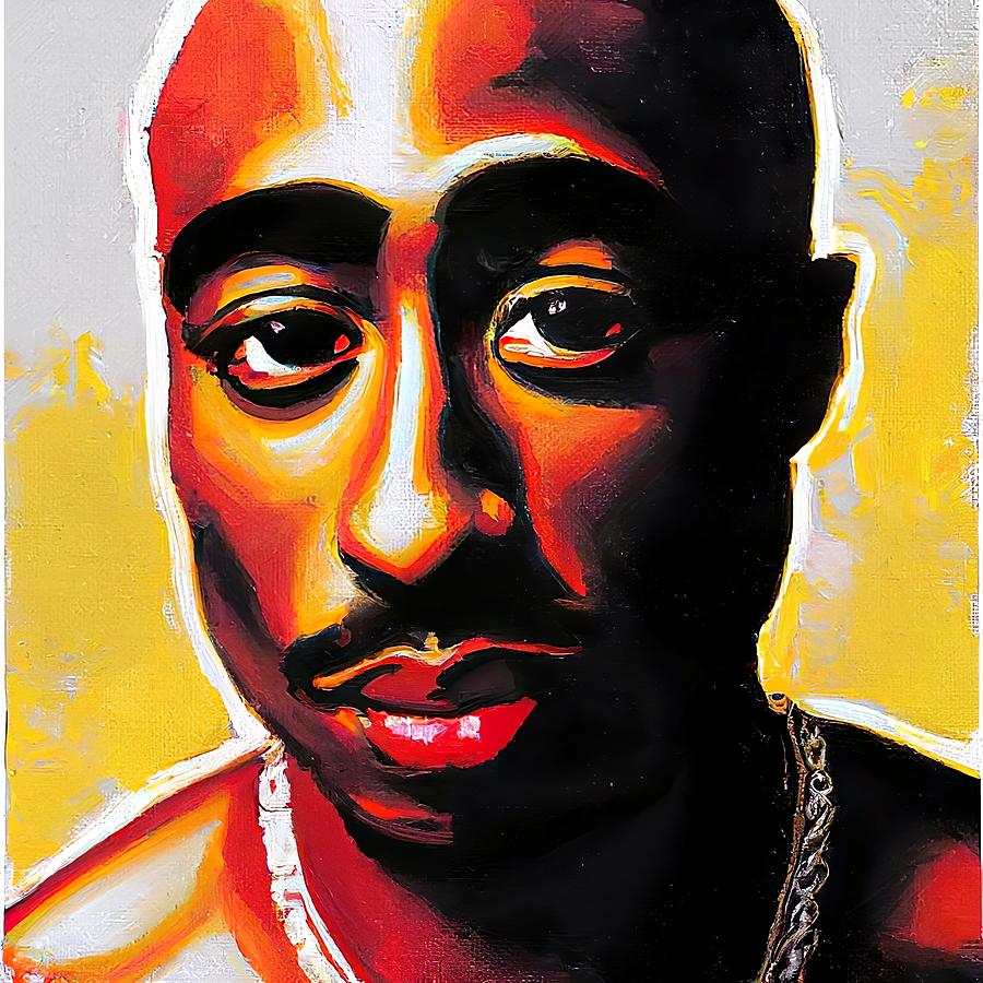 Tupac Digital Art by Mauricio Sobalvarro - Fine Art America