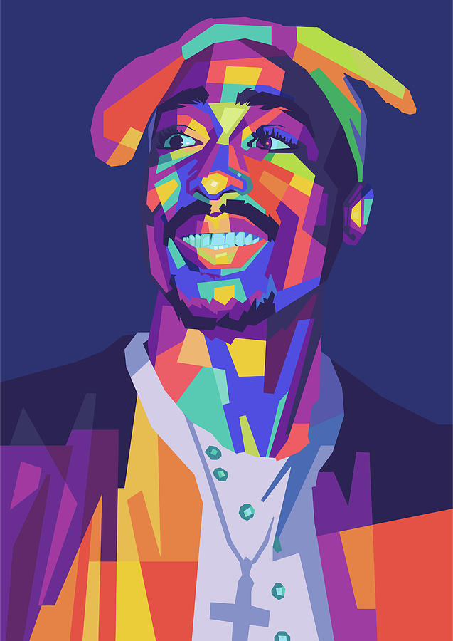 Tupac Shakur Digital Art by Ananda Farhan - Fine Art America