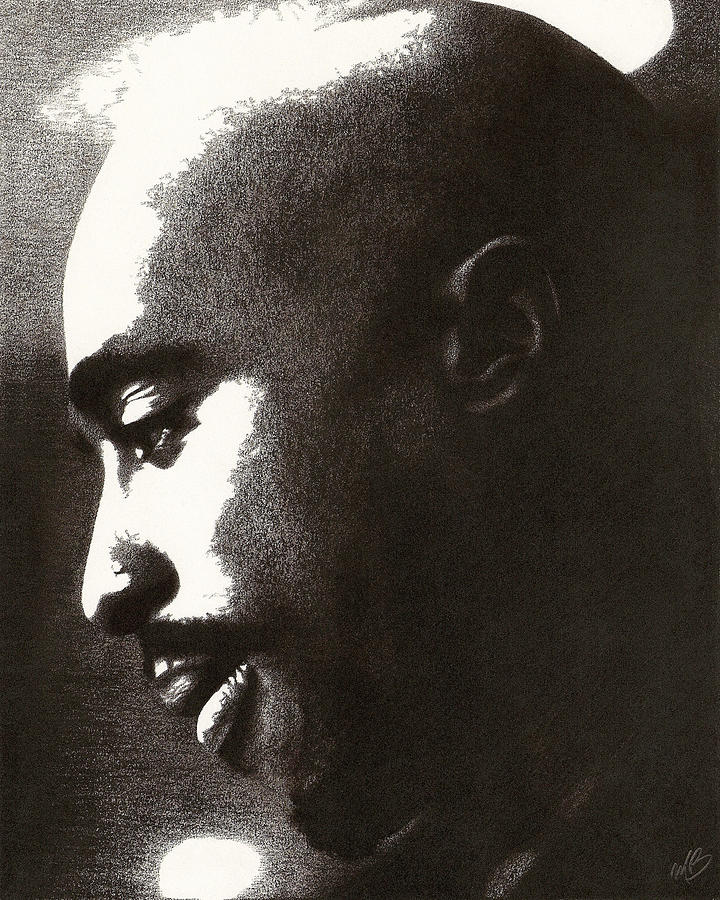Tupac Shakur Drawing by Mark Baranowski