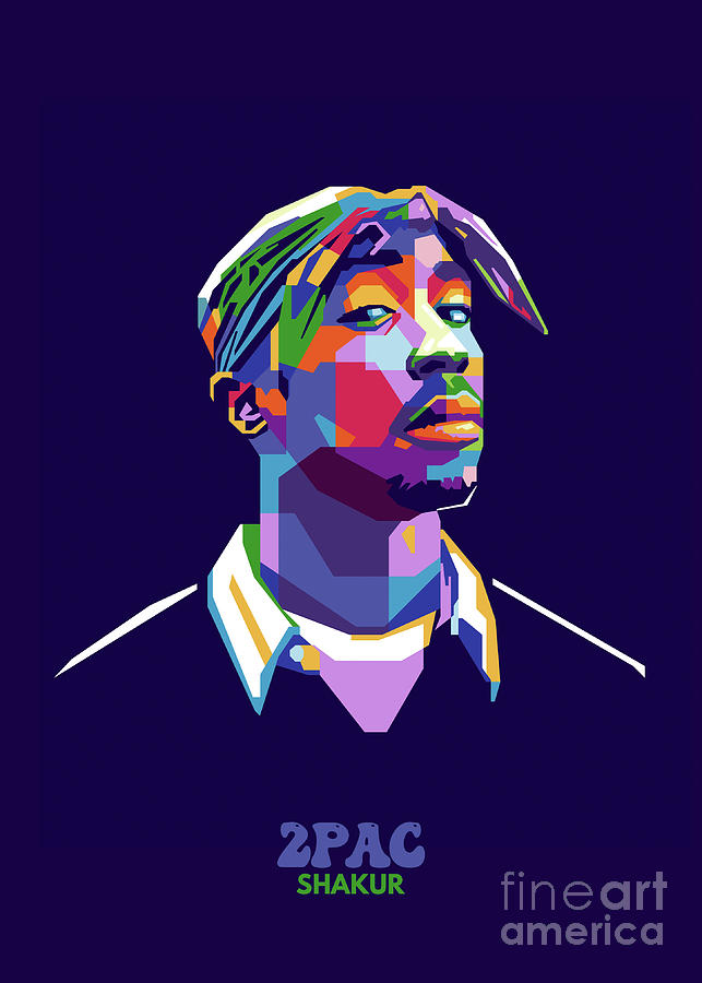 Tupac Shakur Digital Art by Nofa Aji Zatmiko - Fine Art America