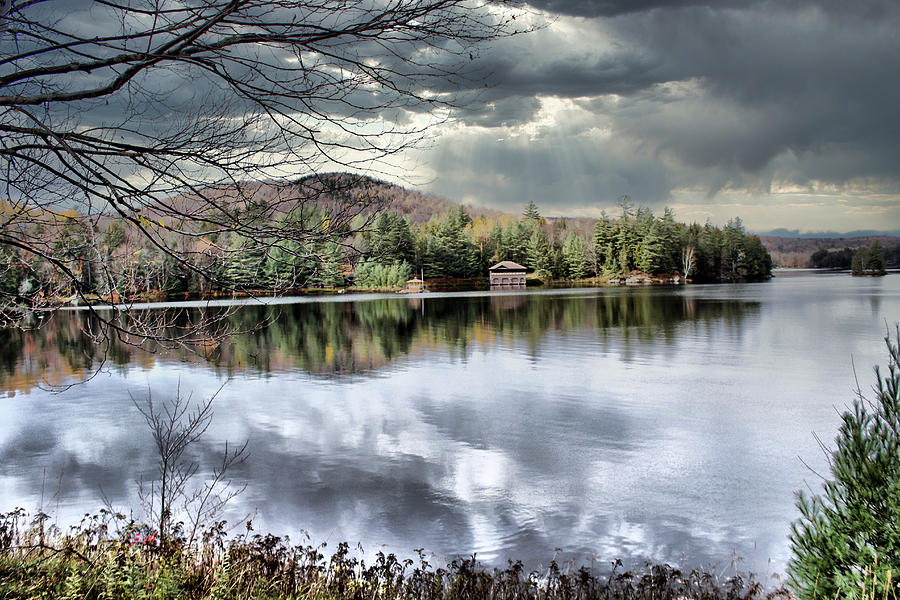 Tupper Lake Storm Clouds Photograph by Russ Considine