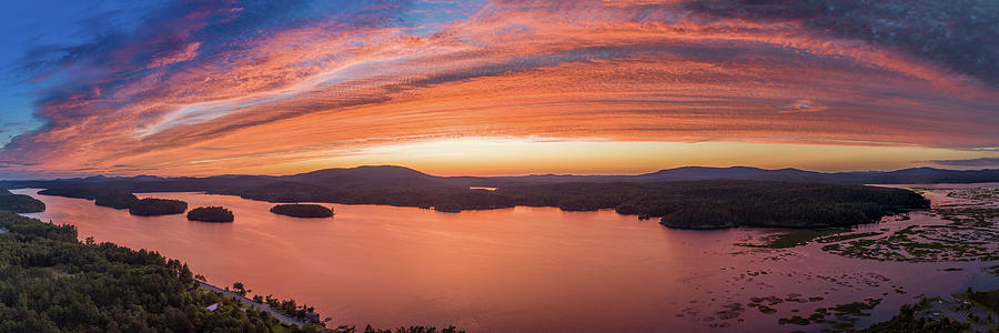 Tupper Lake Sunset Photograph by Sebastian Musial