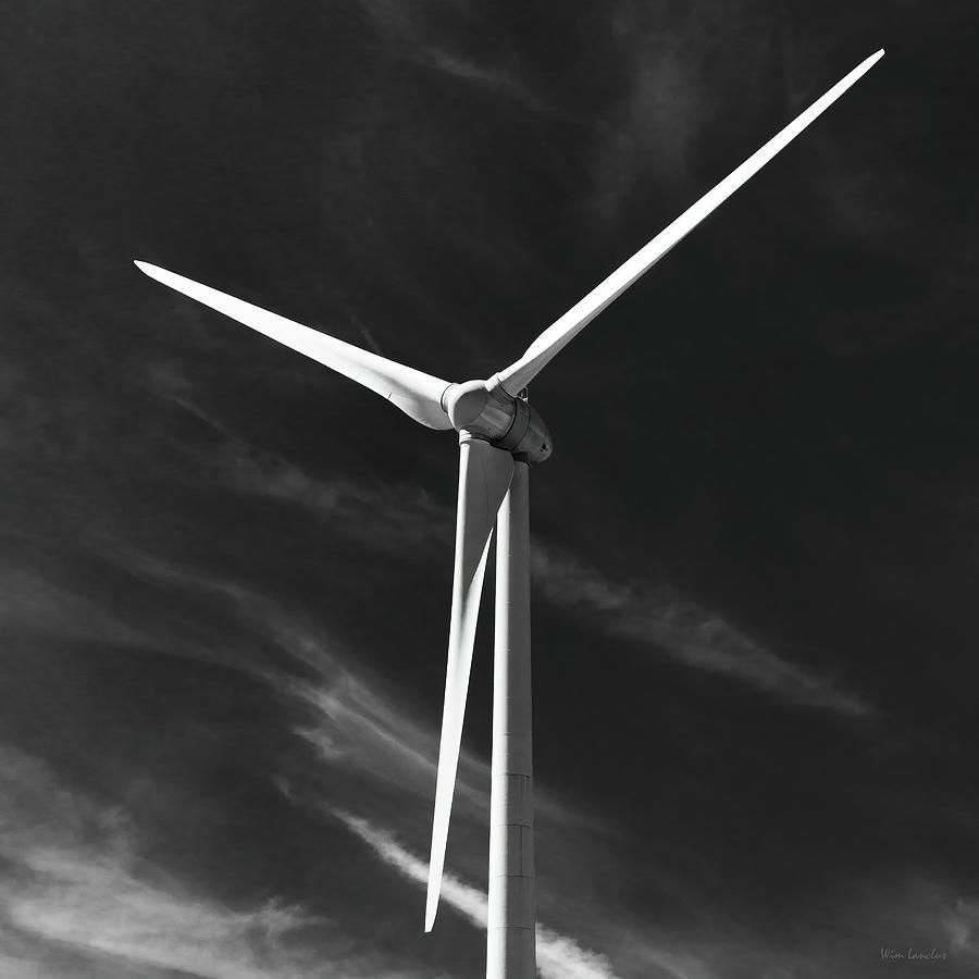 Wind Turbine Photograph by Wim Lanclus