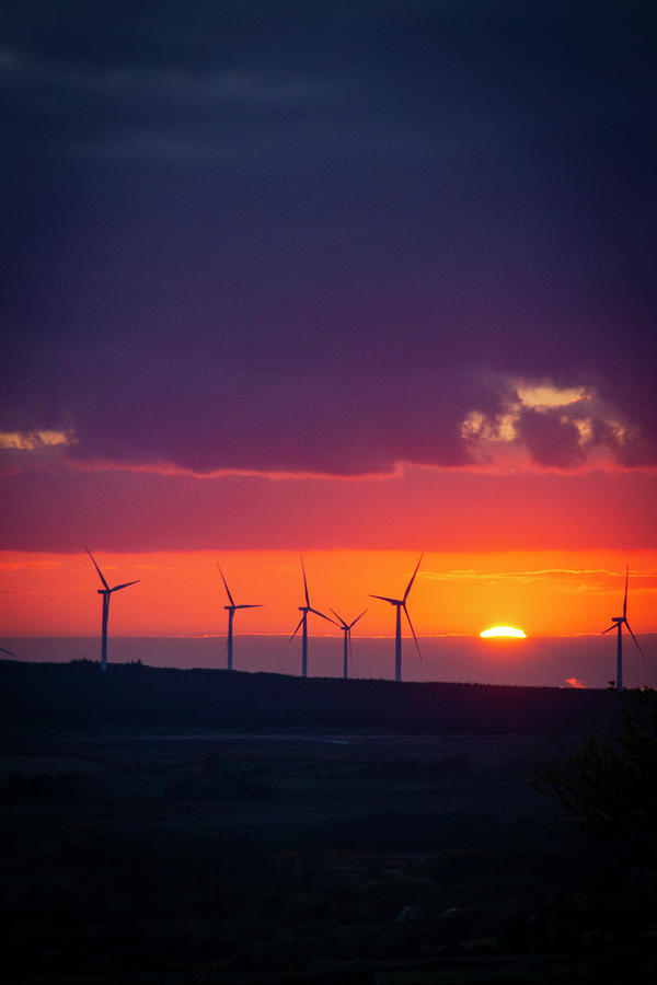 Turbines West Photograph by Mark Callanan