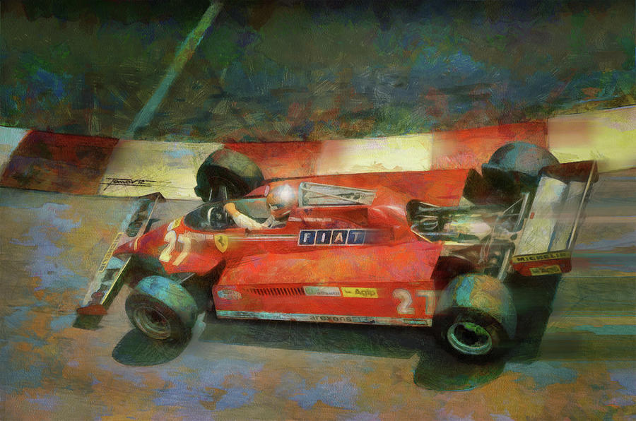 Turbo Monaco Painting by Tano V-Dodici ArtAutomobile