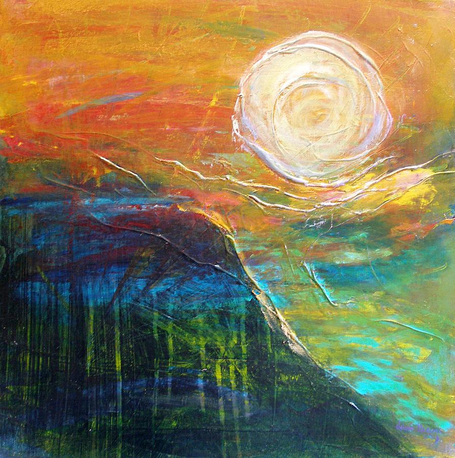 Turbulence Painting by Valerie Greene