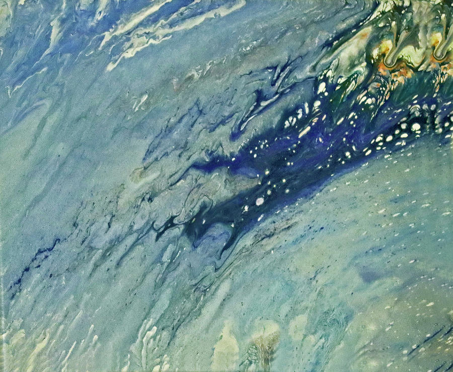 Turbulent Ocean Painting