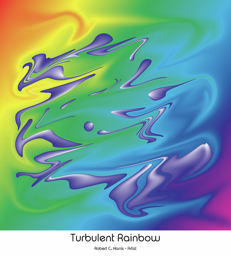 Turbulent Rainbow Photograph by Robert Harris