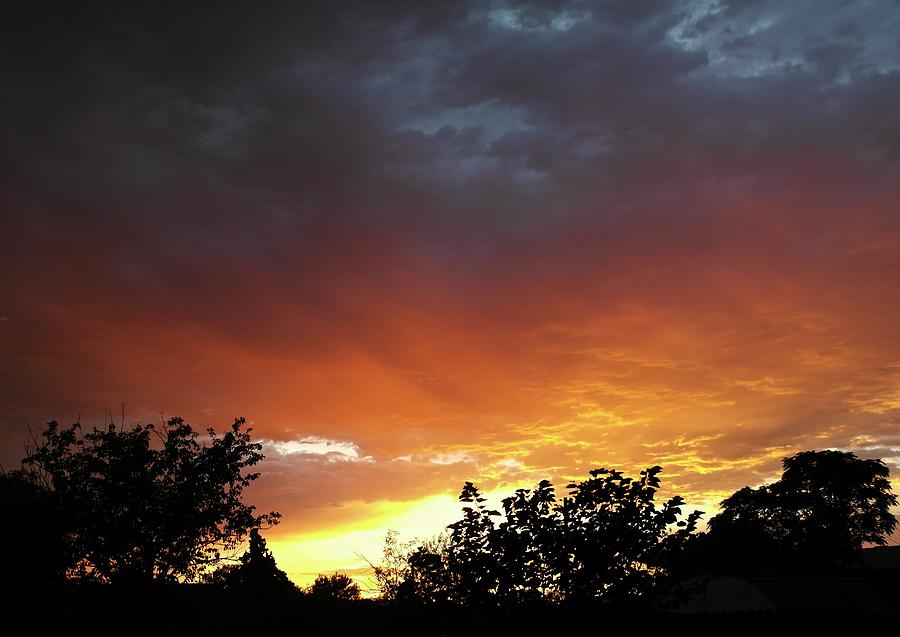 Sunset Photograph - Turbulent Skies by Michele Myers