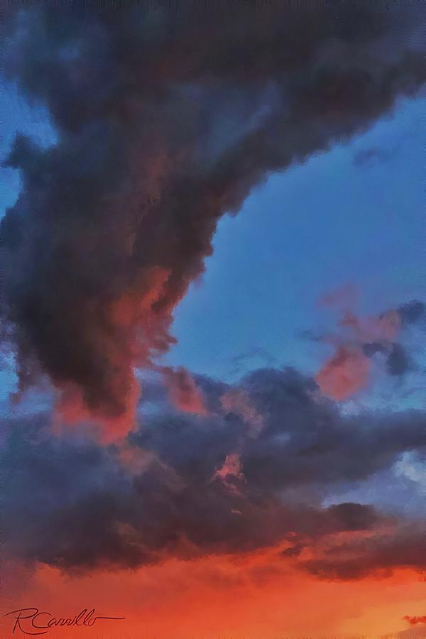Turbulent Sunset Photograph by Ruben Carrillo
