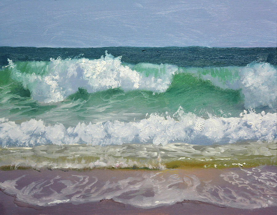 Turbulent Surf Painting