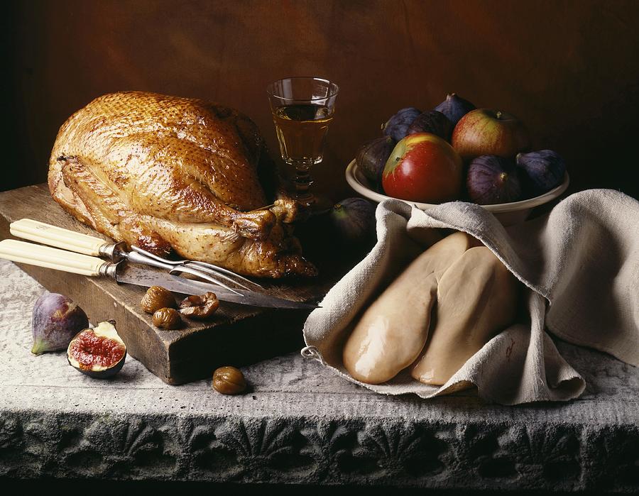 Turkey And Uncooked Foie Gras Photograph by Ryman Cabannes, Corinne-Pierre