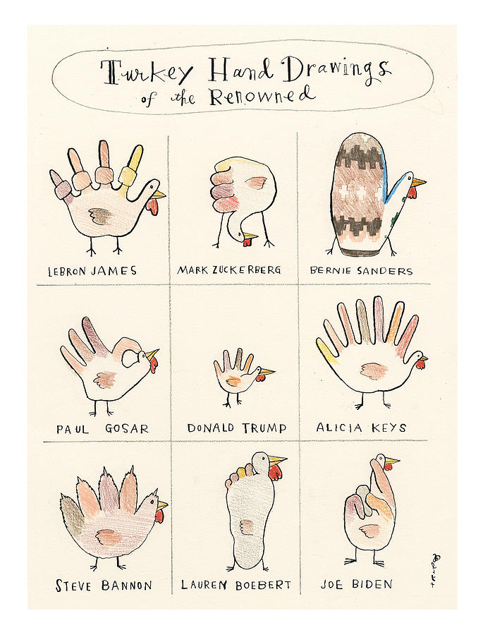 Turkey Hands Of The Stars Painting by Barry Blitt
