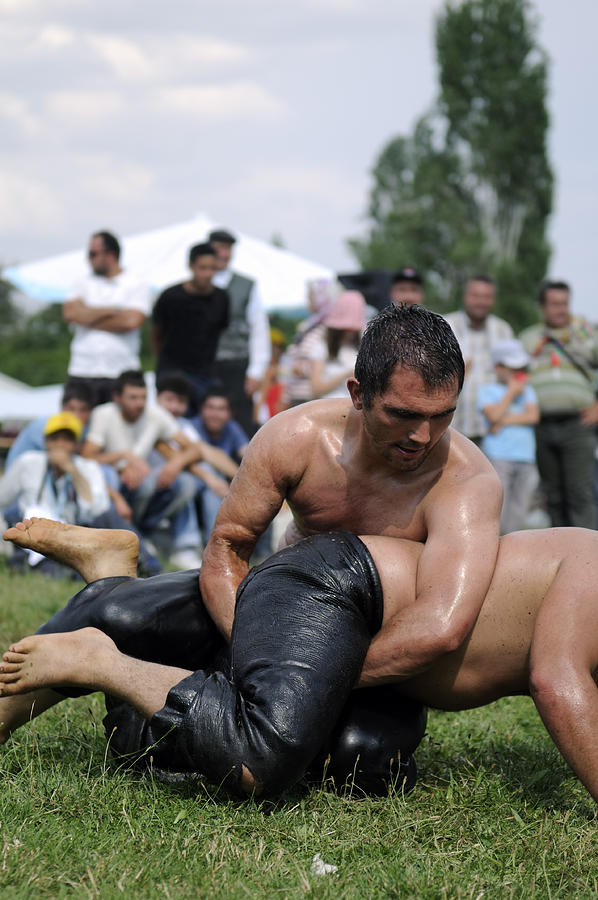 Turkish Oil Wrestling Photograph by Fmajor