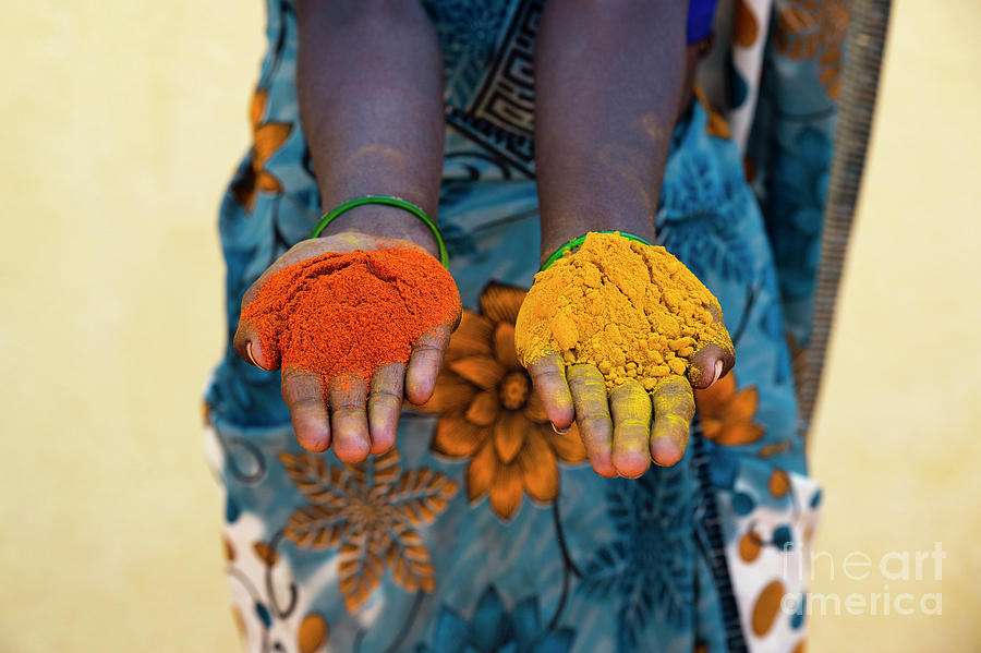 Turmeric and Chilli Powder  Photograph by Tim Gainey