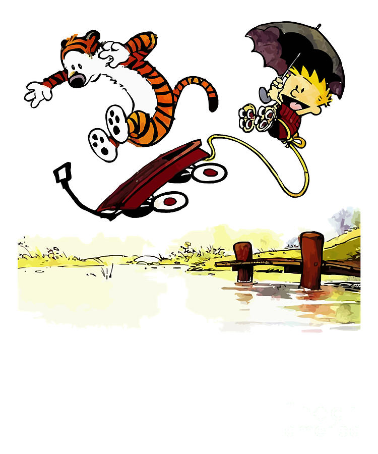 Turn Your Calvin And Hobbes Classic Retro Digital Art by Calvin Hobbes ...