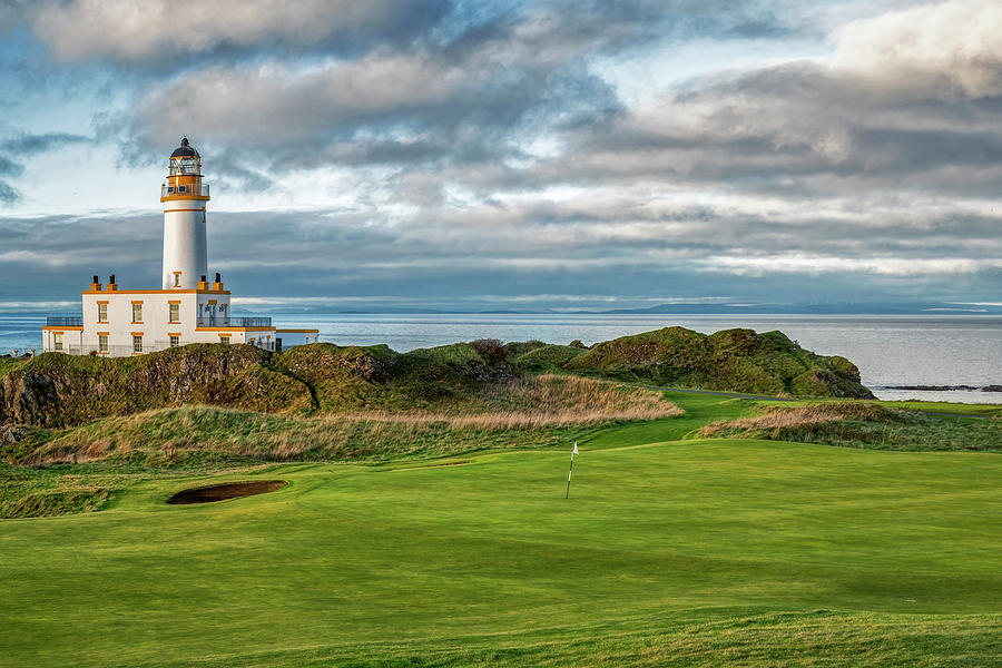 Turnberry Lighthouse and Ninth Green Photograph by Derek Beattie - Fine ...