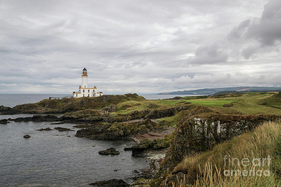 Nature Photograph - Turnberry No 9 with the Lighthouse by Scott Pellegrin