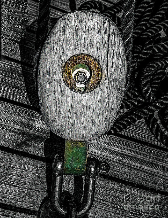 Turnbuckle on the Deck Photograph by Nick Zelinsky Jr