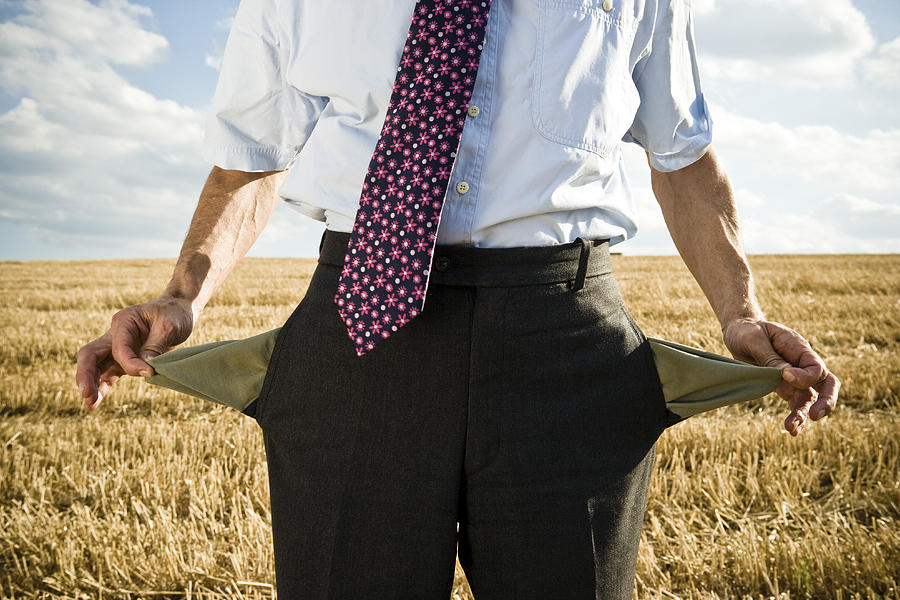 Turned-out pockets in wheat field. Photograph by Chev Wilkinson