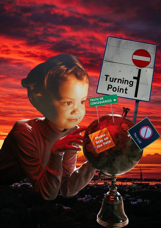 Turning Point Digital Art by Tanja Leuenberger