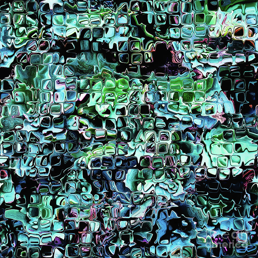Turquoise Garden of Glass Digital Art by Phil Perkins