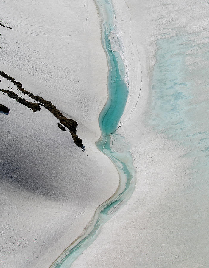 Turquoise Glacial Stream Photograph by Dan Sproul