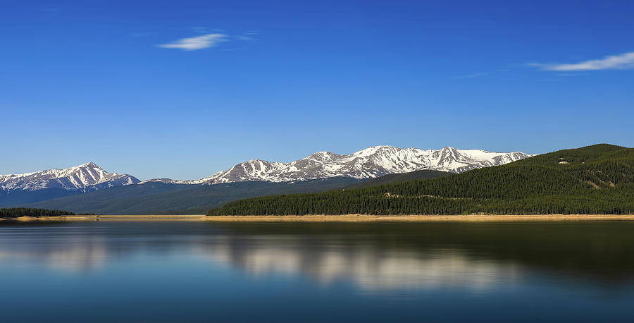 Turquoise Lake Colorado Moving Panorama Photograph by Dan Sproul