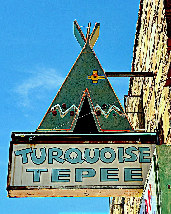 Turquoise Tepee Photograph by Tru Waters