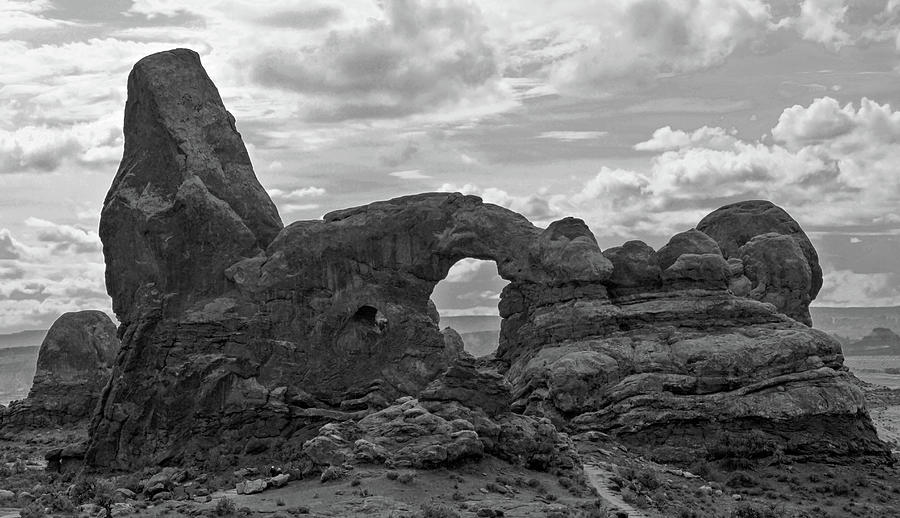Turret Arch #1 BW Photograph by Peter J Sucy