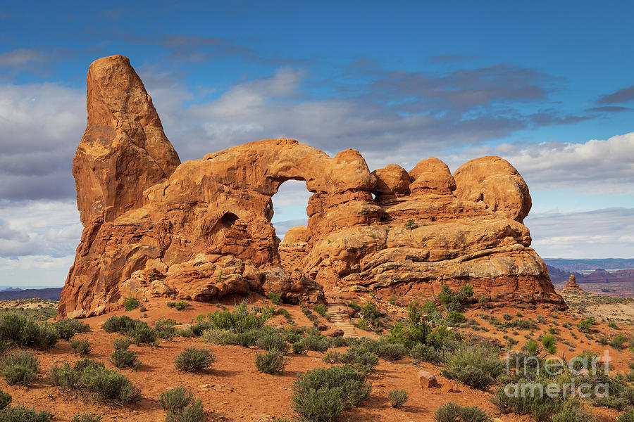 Turret Arch in Arches National Park Photograph by Mimi Ditchie