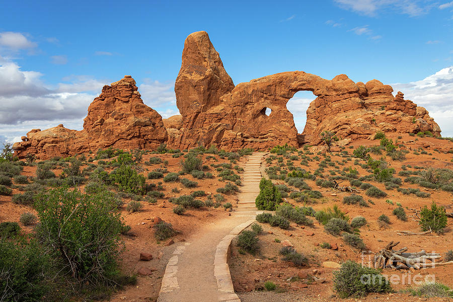 Turret Arch in the Morning Photograph by Mimi Ditchie