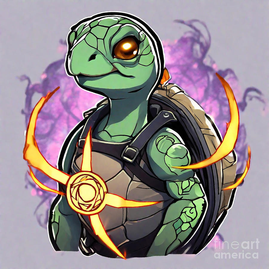 Turtle As Katniss Mockingjay Pin Drawing
