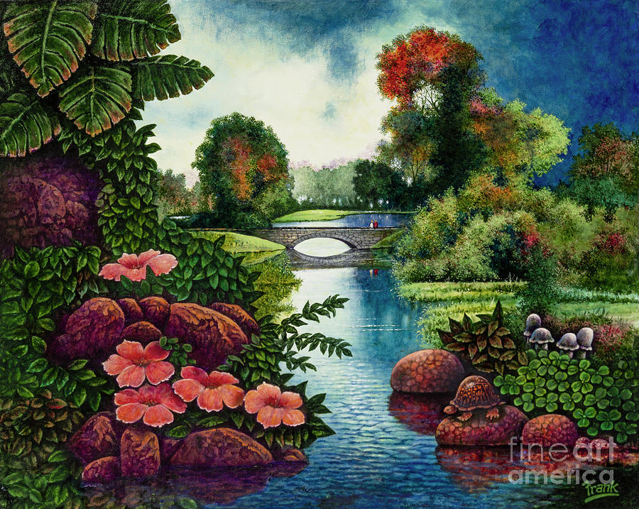 Turtle Creek Painting by Michael Frank