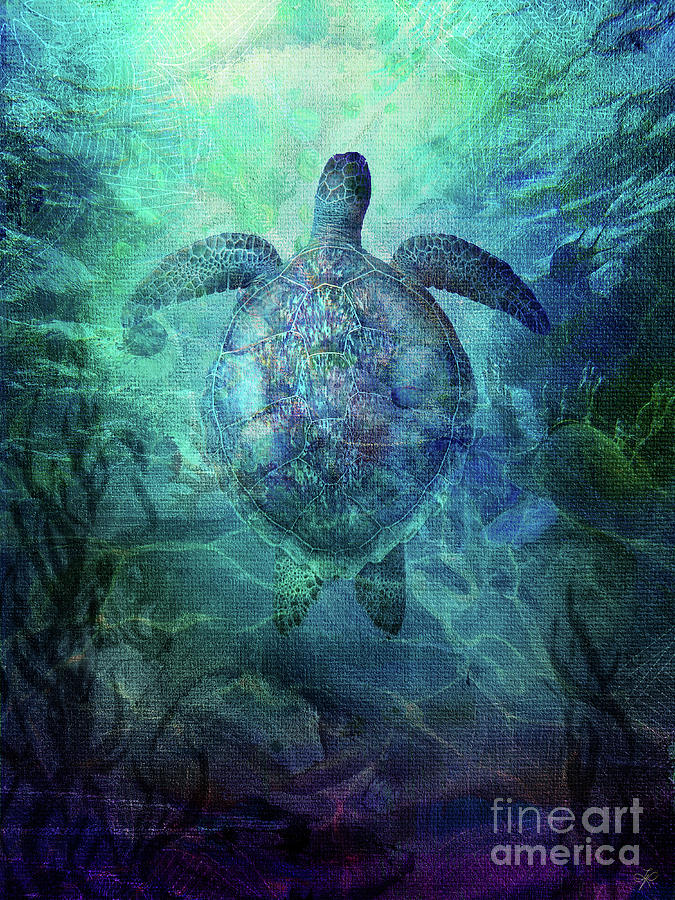 Turtle Mixed Media - Turtle by Lee Parent
