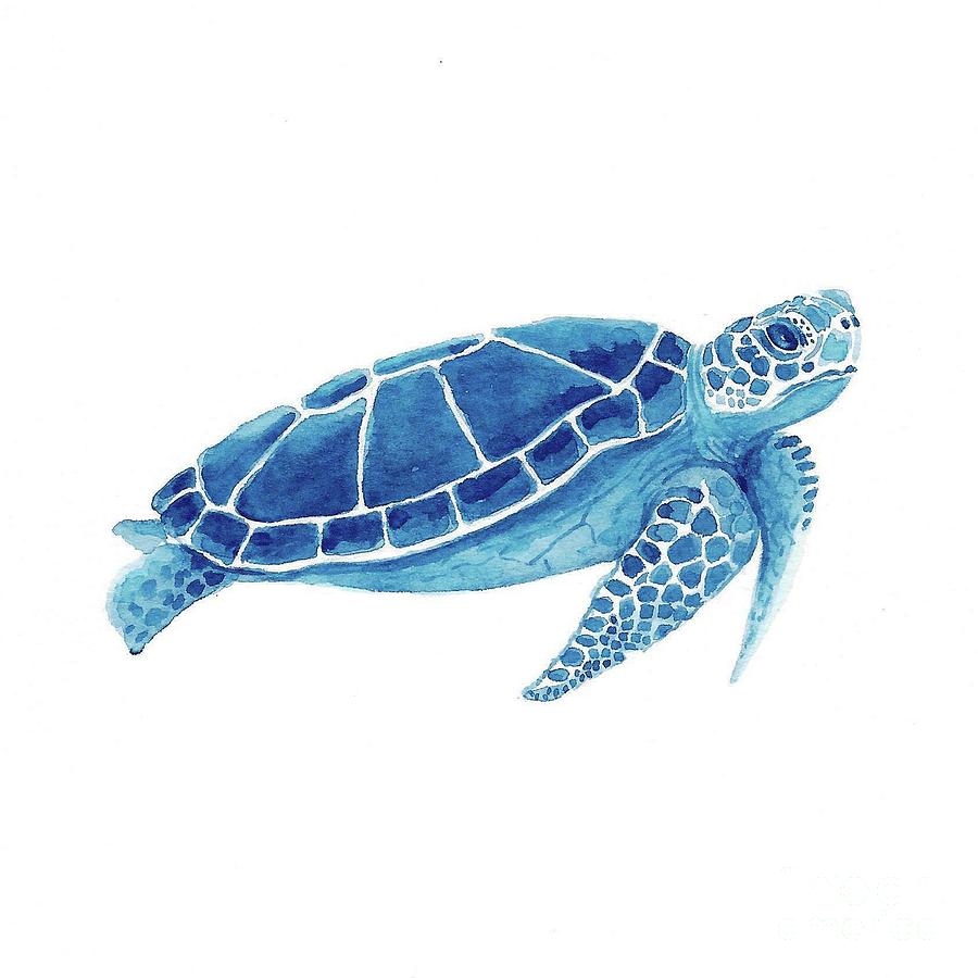 Turtle Painting by Lucia Stewart