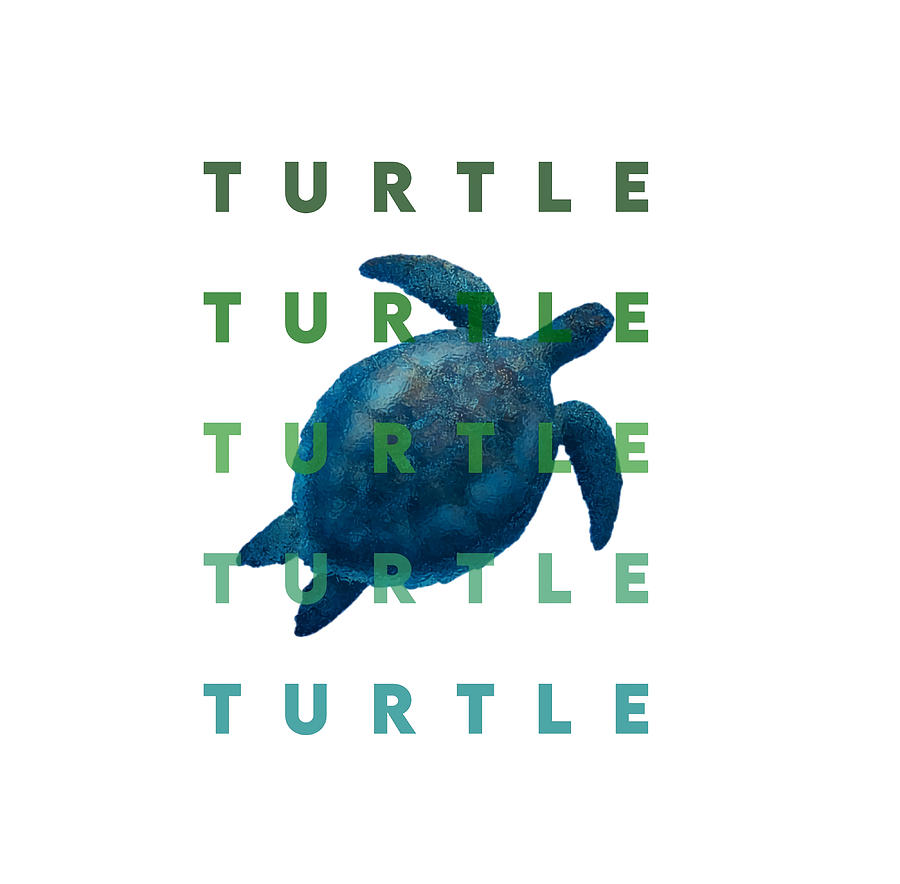 Turtle Poster nature Painting by Ellis Fred Fine Art America
