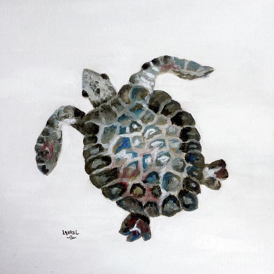 Turtle Tote Painting by Laurel OBrien Garrison - Fine Art America