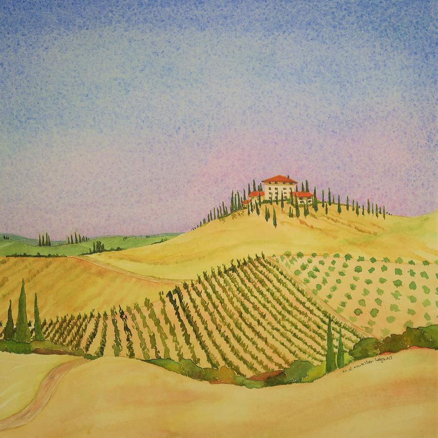 Tuscan Charm Again Painting by Mary Ellen Mueller Legault