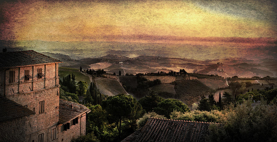 Tuscan Dawn Photograph by Mark Gomez
