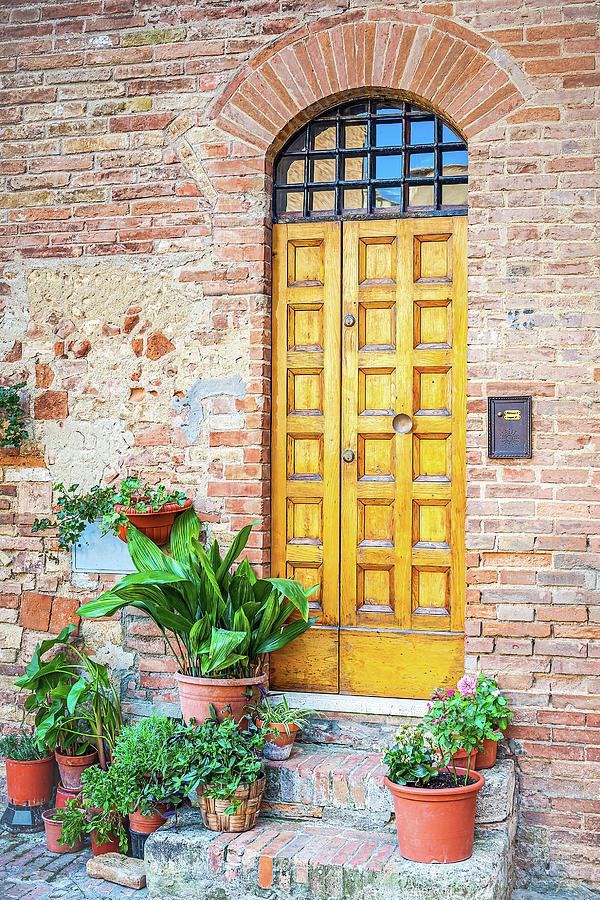 Tuscan Door Photograph by Marla Brown