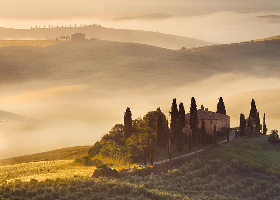 Tuscan Morning Photograph by Peter Boehringer