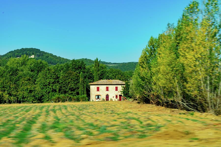 Tuscan Villa Photograph by Marian Tagliarino